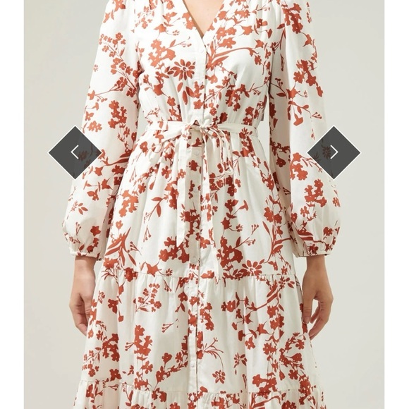 NWT Sugarlips Garnet midi dress - Picture 3 of 16